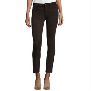 JOES THE ICON SKINNY MID-RISE SUEDE PANTS